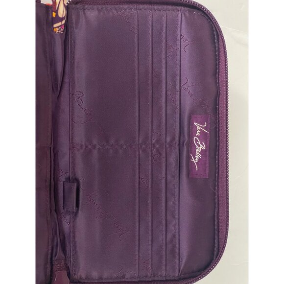 Vera Bradley Sarari Sunset Floral Zip Around Wristlet Wallet Boho Whimsical - Picture 5 of 7